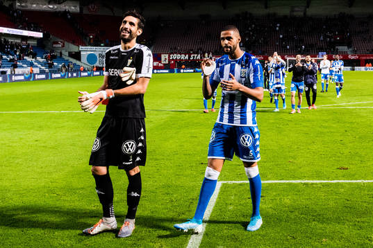 IFK Göteborgs målvakt Ioannis Anestis och Kristopher Da