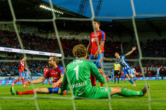 Helsingborgs Fredrik Liverstam och Anders Randrup deppar