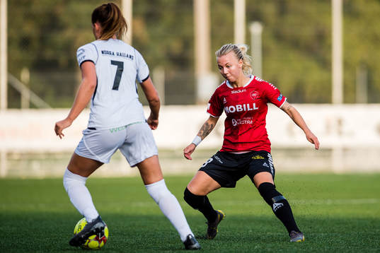 Kungsbackas Ida Pettersson och Limhamn Bunkeflos Natalie