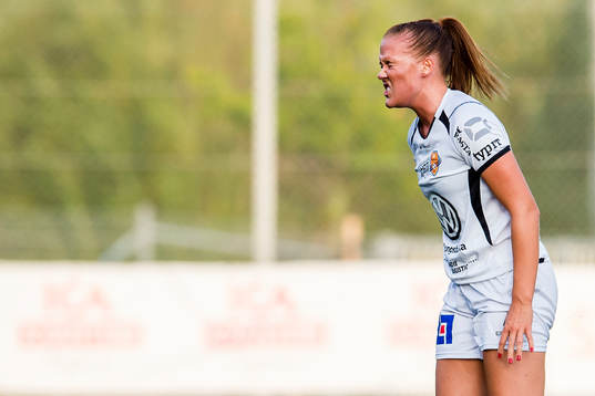 Kungsbackas Ida Pettersson grimaserar