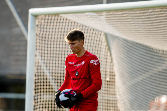 Goalkeeper Markus Vassøy Nilsen of Sandnes Ulf