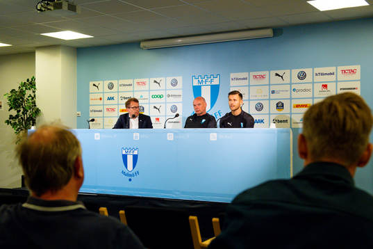 Communications officer Peter Åhlander, Uwe Rösler, head