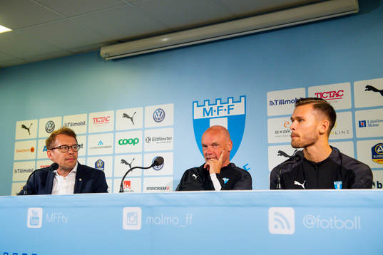 Communications officer Peter Åhlander, Uwe Rösler, head
