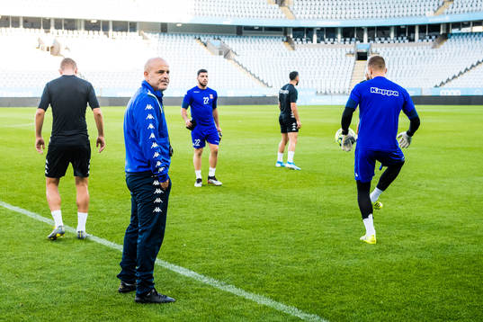 Josef Abuksis, head coach of Bnei Yehuda