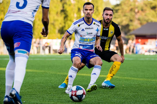 Luleås Patrik Pettersen och Hammarbys Muamer Tankovic