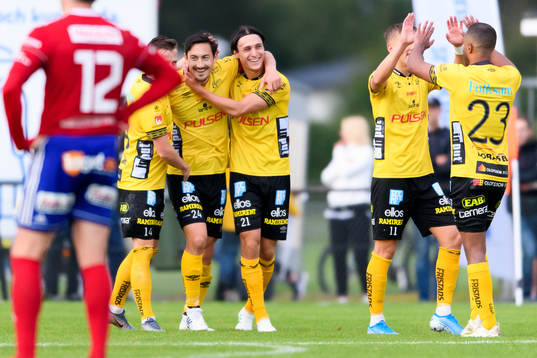 Elfsborgs Stefan Ishizaki jublar