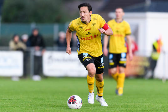 under fotbollsmatchen i Svenska cupen mellan Gauthiod och