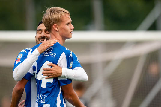 IFK Göteborgs Oscar Vilhelmsson jublar
