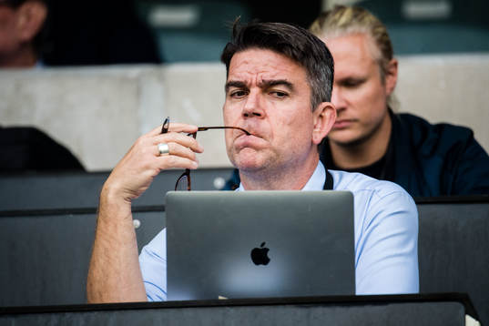Patrick Ekwall in the stands