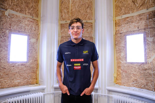 Armand Duplantis of Sweden poses for a portrait