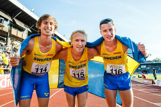Simon Sundström, David Nilsson and Kalle Berglund of