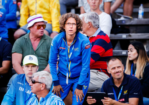 Karin Torneklint, coach of Sweden