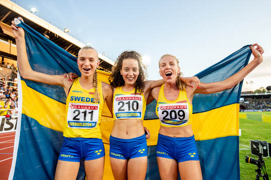 Sara Christiansson, Yolanda Ngarambe and Hanna Hermansson