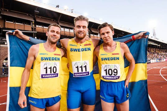 Robin Rohlén, Erik Martinsson and Andreas Almgren of