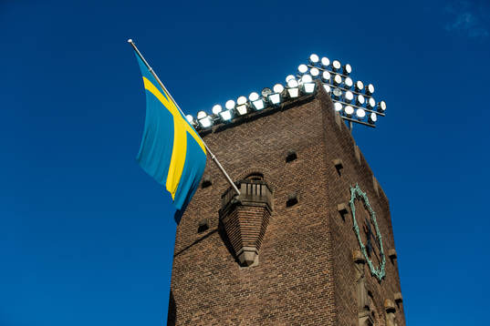 The Swedish flag