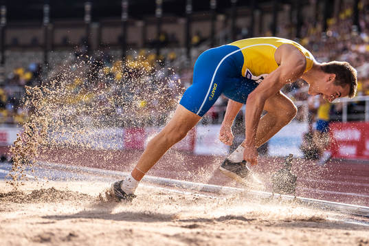 Jesper Hellström of Sweden celebrates