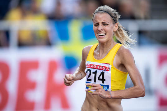 Cecilia Norrbom of Sweden competes