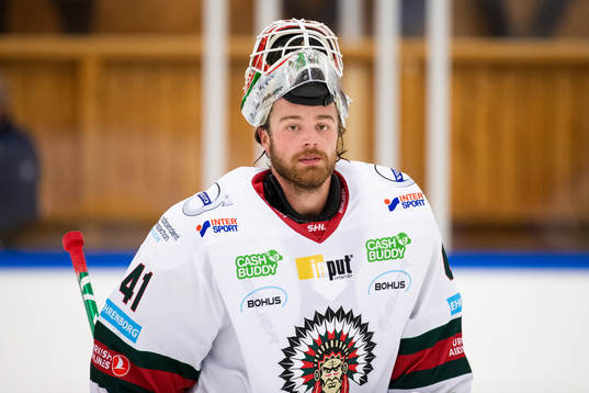 Frölundas målvakt Niklas Rubin