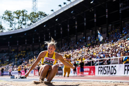 Emelie Nyman Wänseth in the women's triple jump