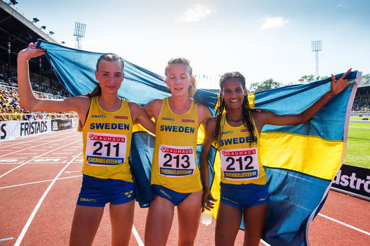 Sara Christiansson , Sanna Mustonen and Samrawit Mengsteab