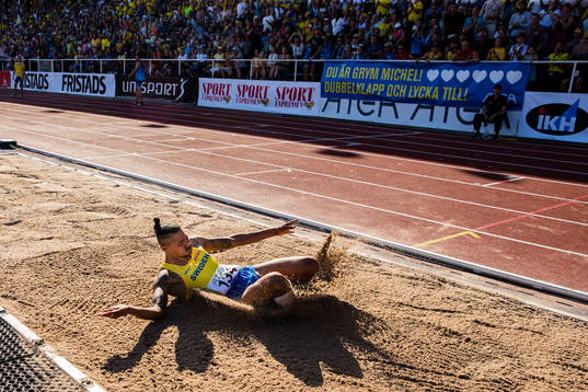 Michel Tornéus of Sweden men's long jump