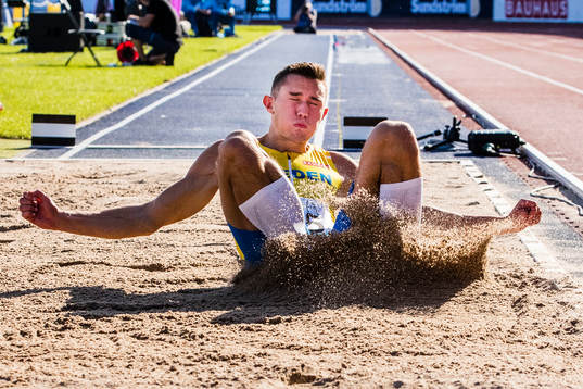 Thobias Montler of Sweden men's long jump