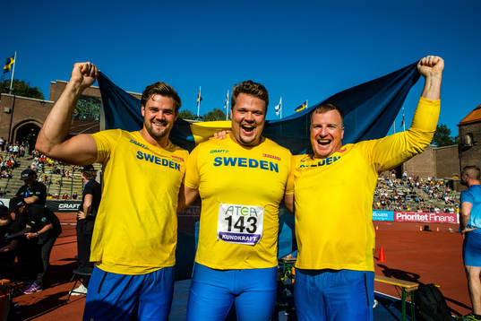Simon Pettersson, Daniel Ståhl and Ragnar Carlsson of