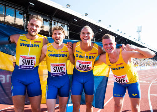 Erik Martinsson, Felix Fracois, Anton Sigurdsson and Nick