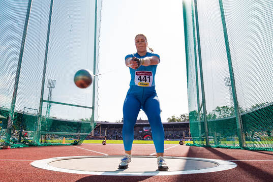 Suvi Koskinen of Finland women's hammer throw