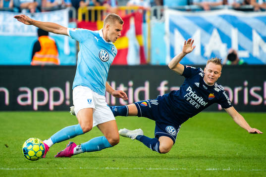 Malmö FFs Guillermo Molins och Djurgårdens Aslak Witry