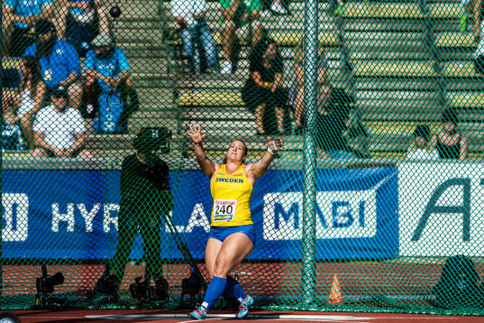 Tracy Andersson of Sweden women's hammer throw
