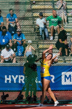 Grete Ahlberg of Sweden women's hammer throw