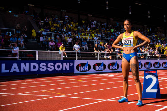 Irene Ekelund of Sweden women's 200m