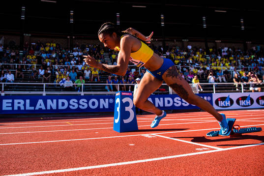 Irene Ekelund of Sweden women's 200m