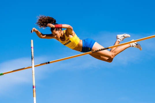 Angelica Bengtsson of Sweden women's pole vault