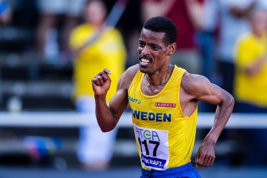 Abraha of Sweden men's 10000m