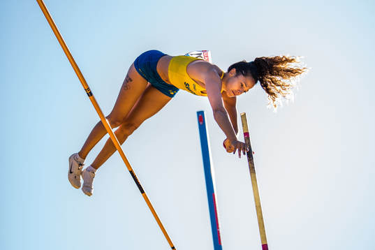 Angelica Bengtsson of Sweden women's pole vault