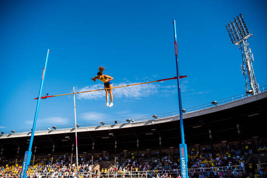 Angelica Bengtsson of Sweden women's pole vault