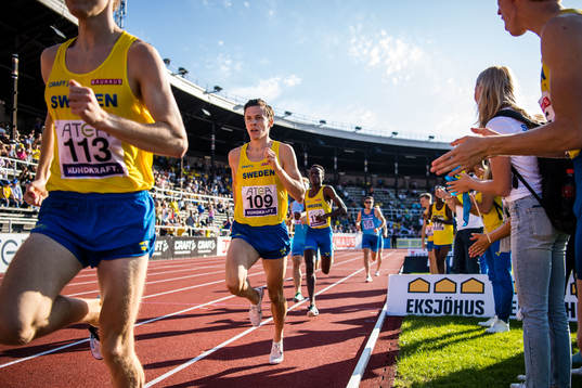 Andreas Almgren of Sweden men's 1500m