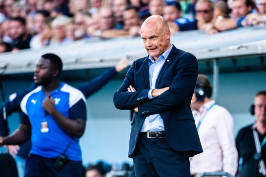 Malmö FFs tränare Uwe Rösler deppar