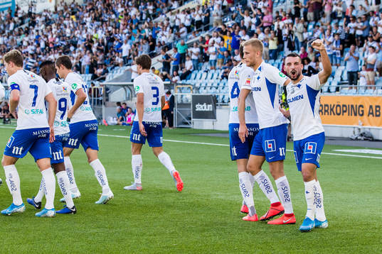 IFK Norrköpings Sead Haksabanovic jublar