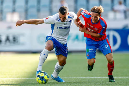 IFK Norrköpings Sead Haksabanovic och Helsingborgs Filip