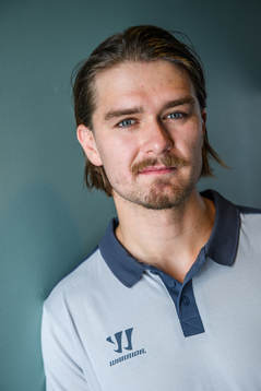 Linus Johansson of Färjestad poses for a portrait