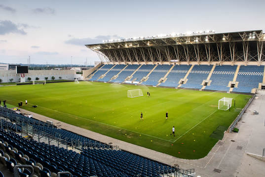 A general view over Hamoshava stadium