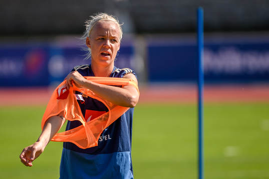 Caroline Seger of the Swedish national women football team