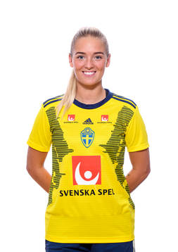 Ronja Aronsson of the Swedish national women football team