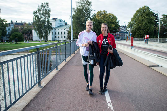 Sofie Skoog och Erika Kinsey