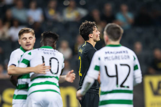 Daniel Granli of AIK looks dejected