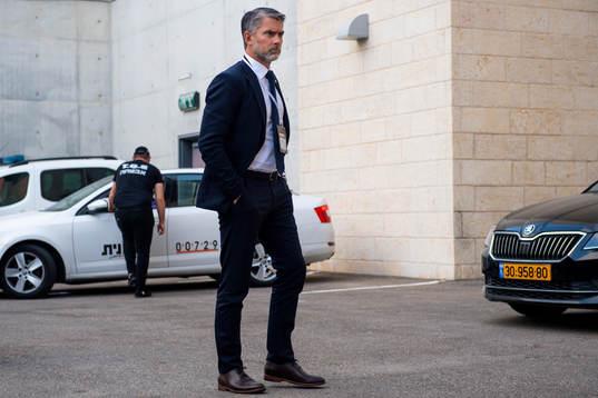 CEO Niclas Carlnén of Malmö FF arrives to the arena