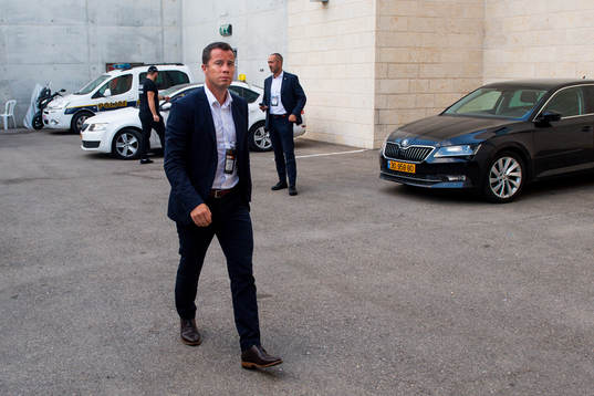 Sports Director Daniel Andersson of Malmö FF arrives to